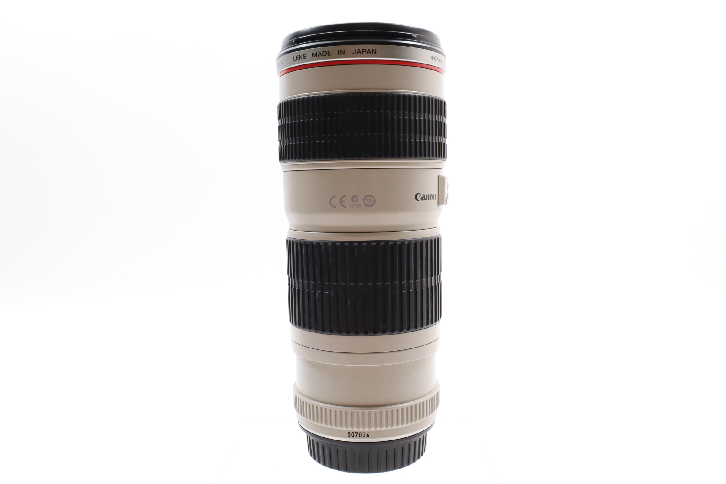 Телеоб'єктив Canon 70–200 мм f/4 без стабілізатора